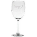 8 Oz. Napa Valley Optic Stem Wine Glass - Etched